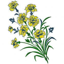 Flowers And Tree Embroidery Design 3 Flowers And Tree Embroidery Design 3